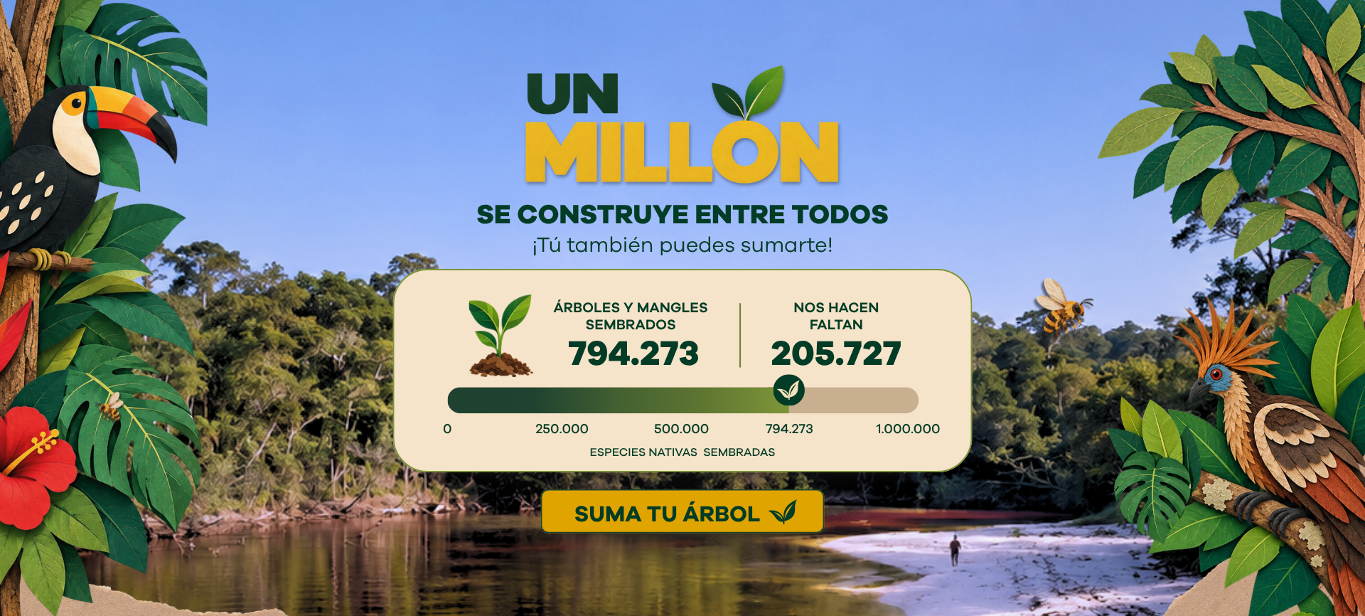 Siembra un millón de árboles
